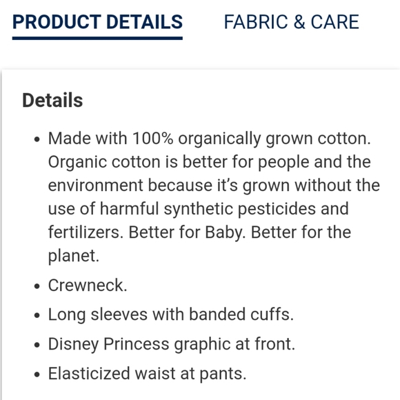 ๐50% OFF - NWTโผ๏ธ GAP brand Princess Power Pajamas - Picture 3 of 7